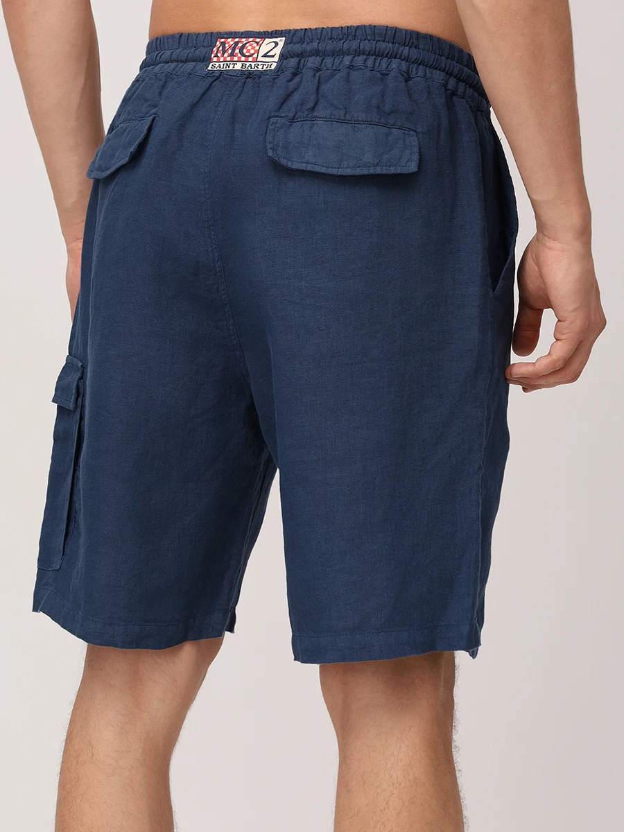 Шорты льняные