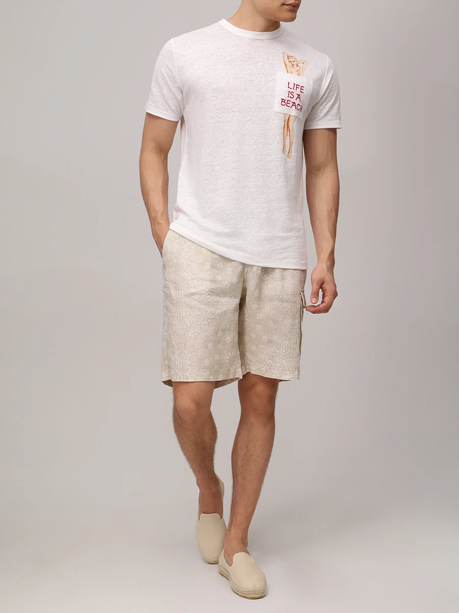 Шорты льняные