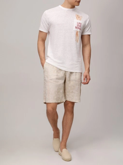 Шорты льняные MC2 SAINT BARTH