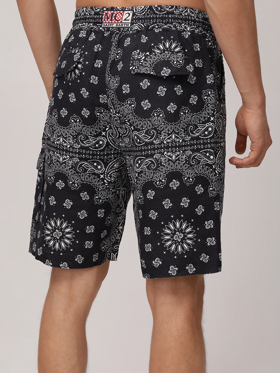 Шорты льняные