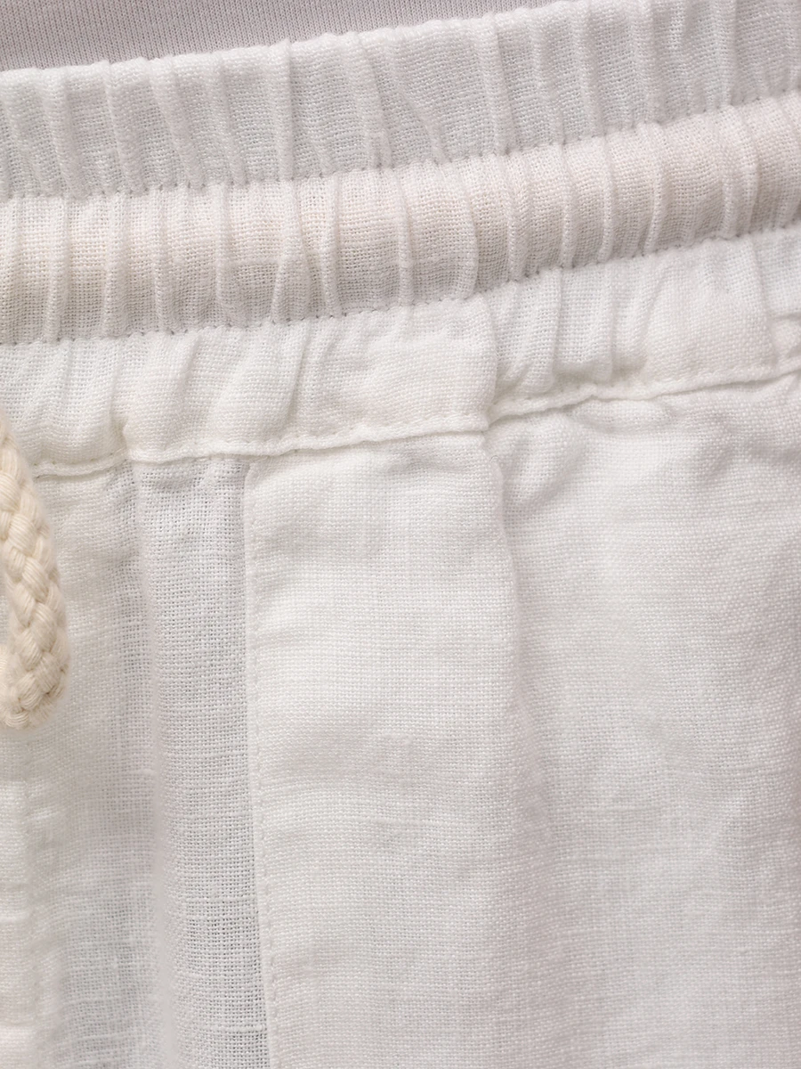 Брюки льняные