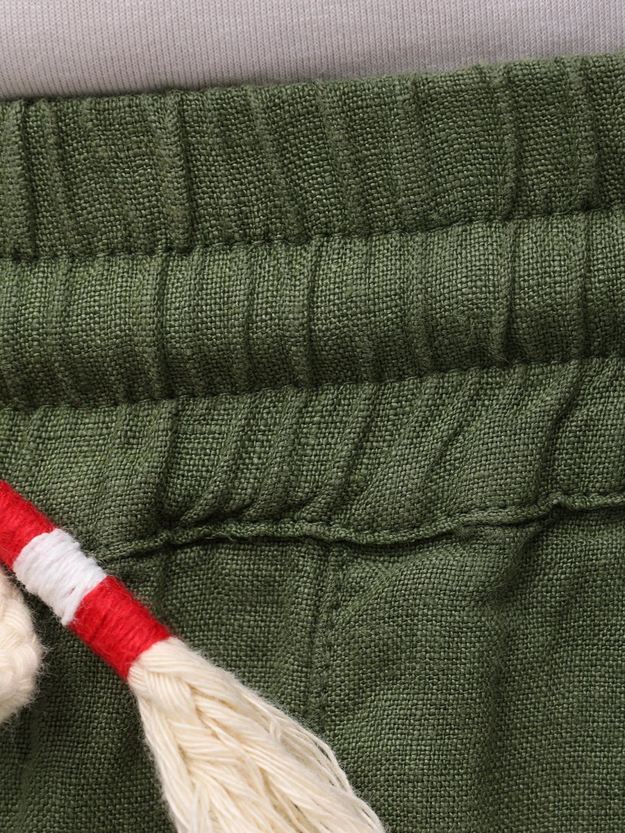 Брюки льняные