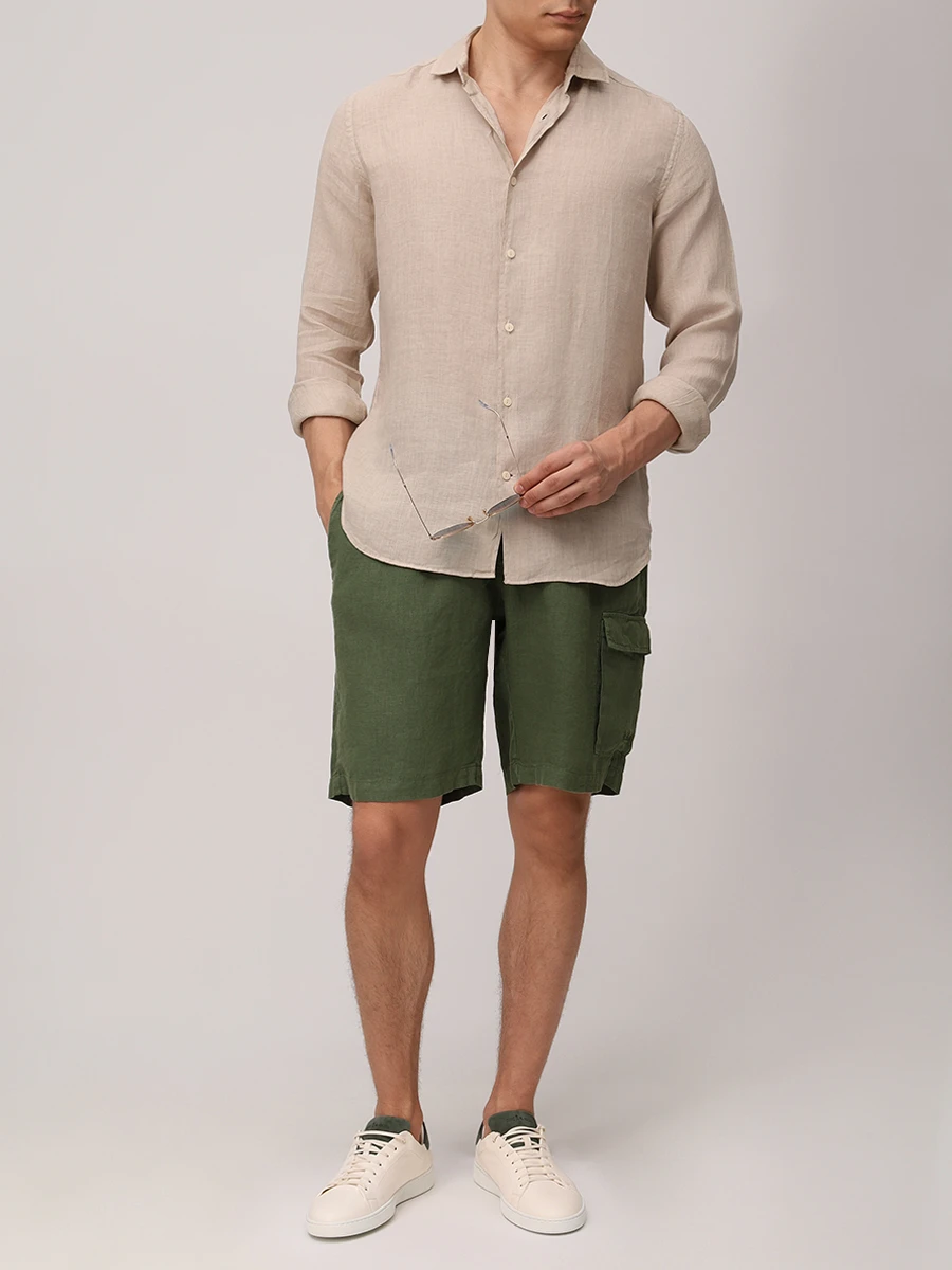 Шорты льняные