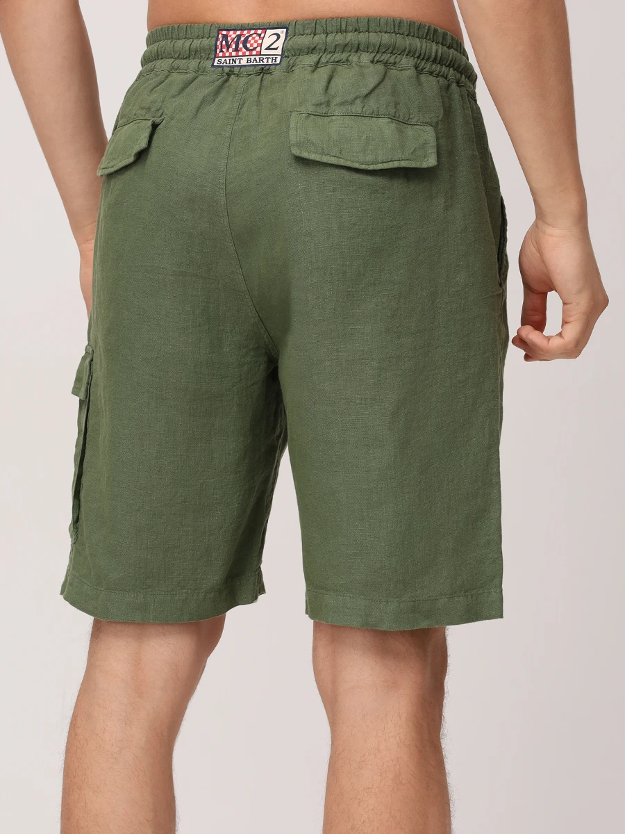 Шорты льняные