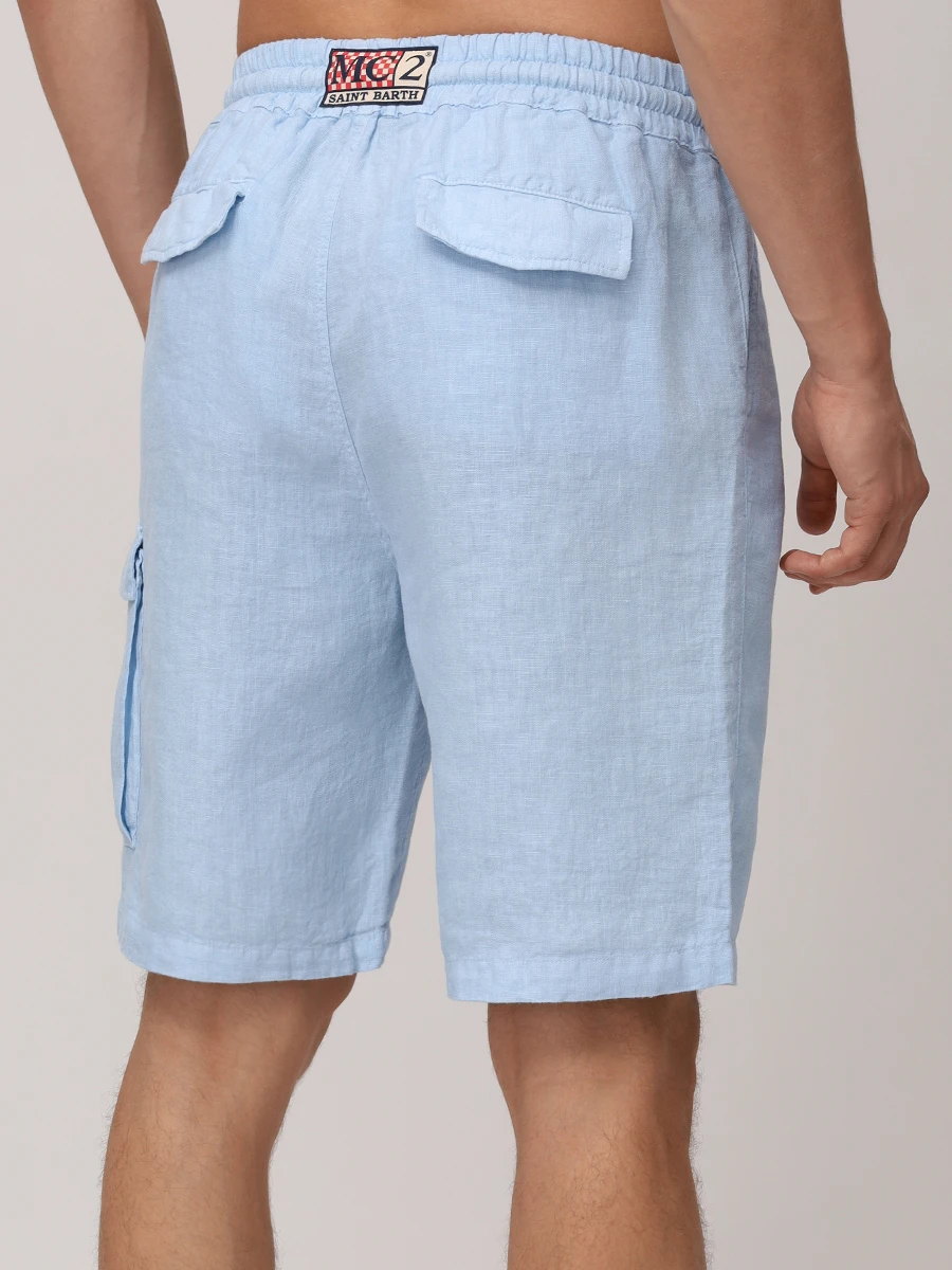 Шорты льняные