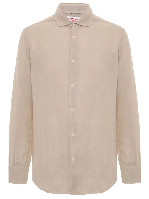 Рубашка Slim Fit льняная MC2 SAINT BARTH