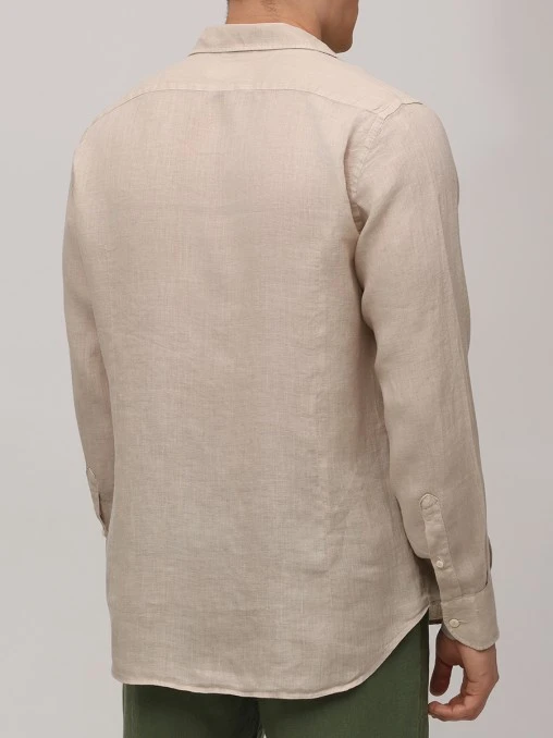 Рубашка Slim Fit льняная MC2 SAINT BARTH