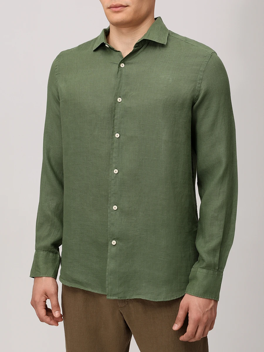 Рубашка Slim Fit льняная