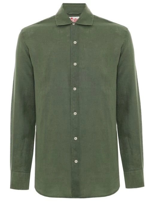 Рубашка Slim Fit льняная MC2 SAINT BARTH