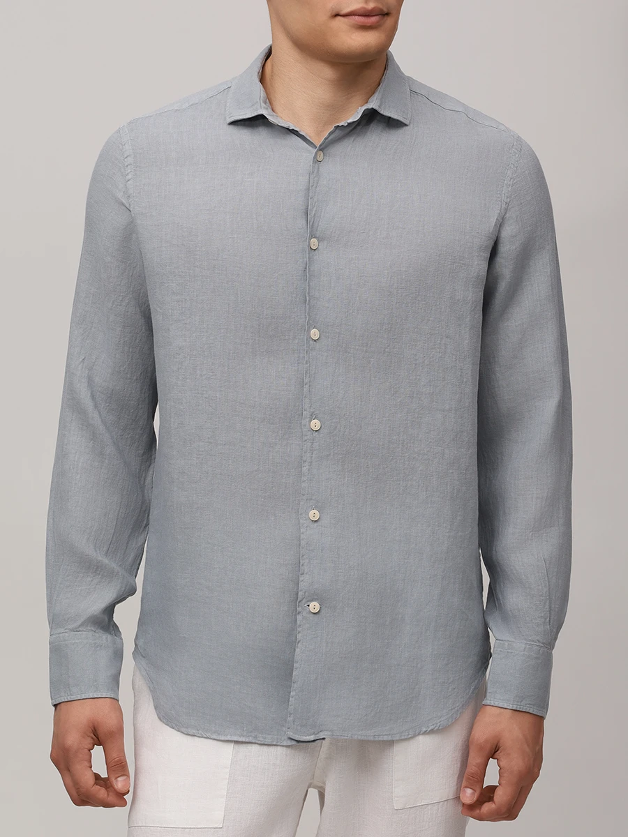 Рубашка Slim Fit льняная