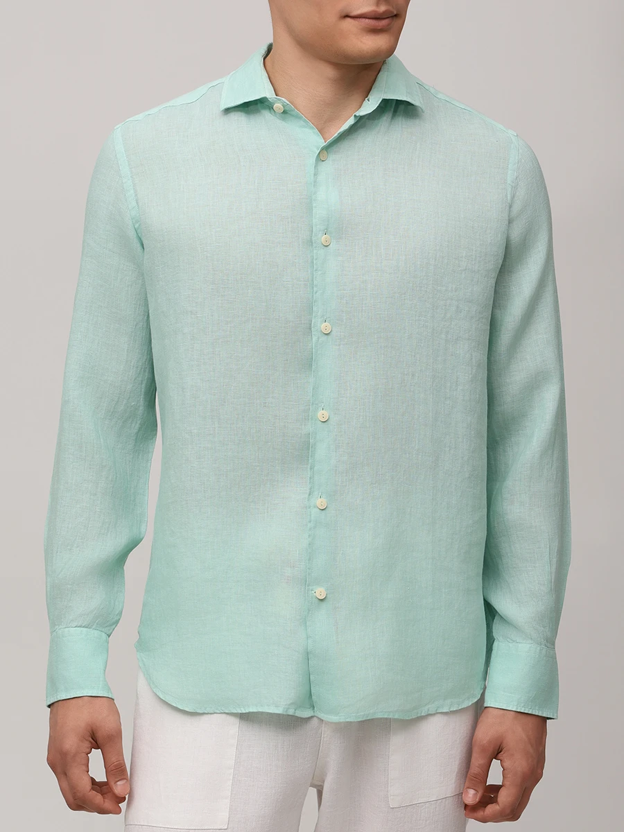 Рубашка Slim Fit льняная