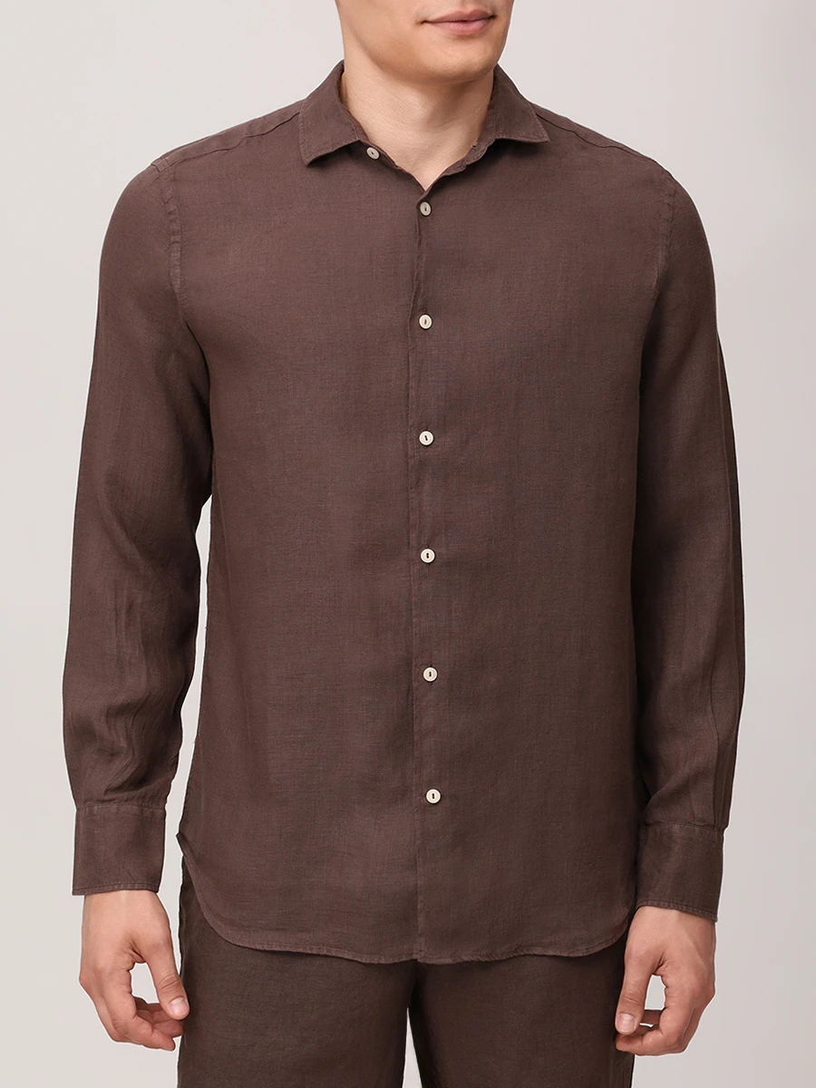 Рубашка Slim Fit льняная