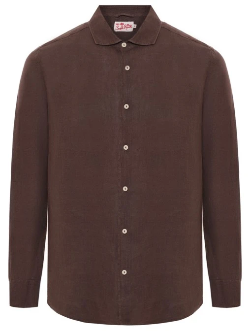 Рубашка Slim Fit льняная MC2 SAINT BARTH