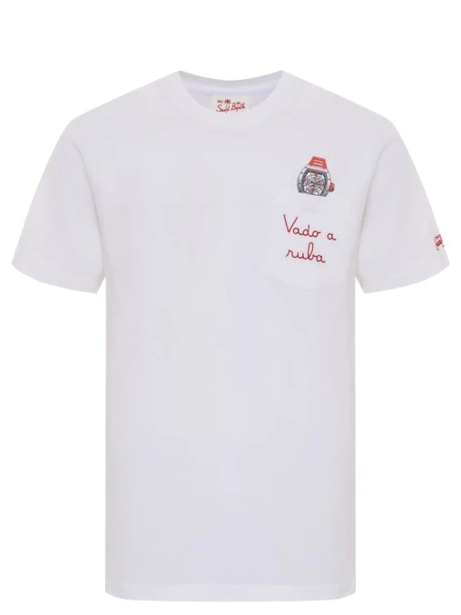 Футболка хлопковая MC2 SAINT BARTH