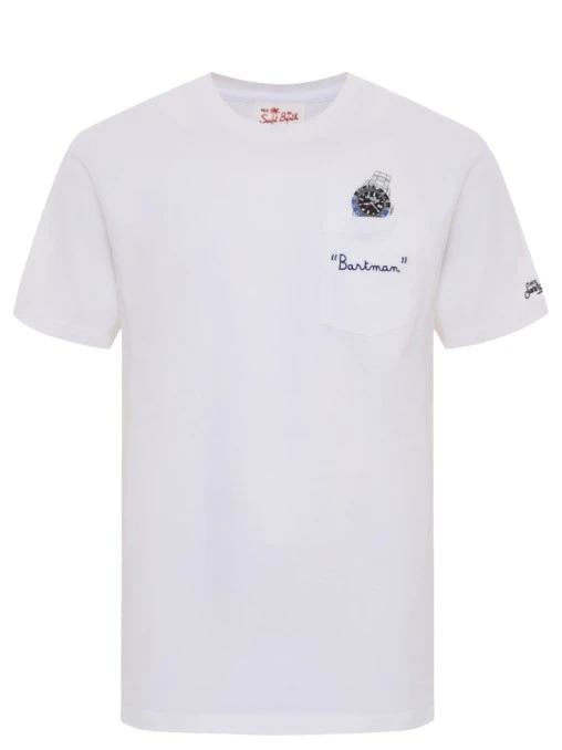 Футболка хлопковая MC2 SAINT BARTH