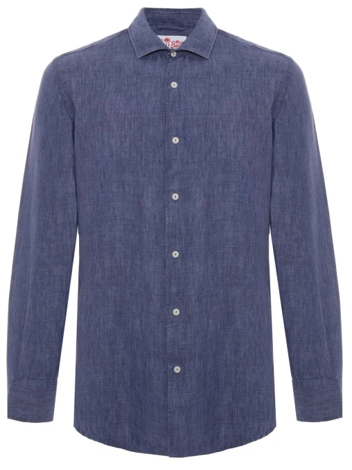 Рубашка Slim Fit льняная MC2 SAINT BARTH