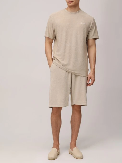 Футболка из лиоцелла и хлопка MC2 SAINT BARTH