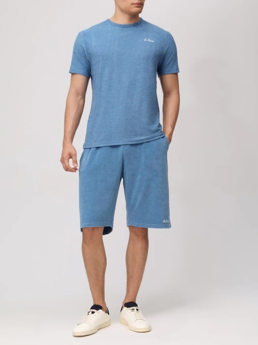 Футболка из лиоцелла и хлопка MC2 SAINT BARTH