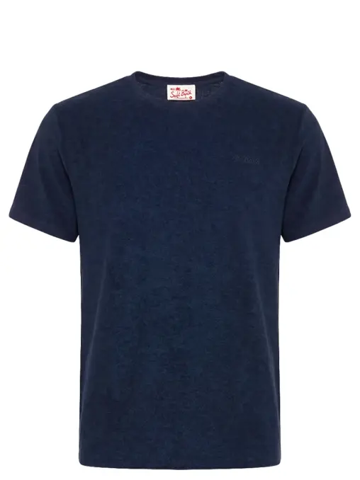 Футболка из лиоцелла и хлопка MC2 SAINT BARTH