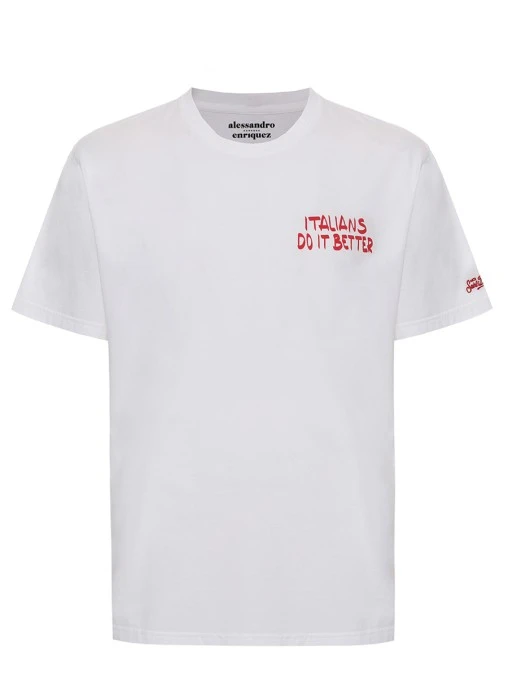 Футболка хлопковая MC2 SAINT BARTH