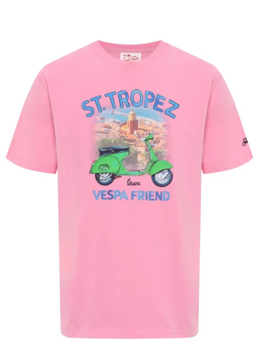 Футболка хлопковая MC2 SAINT BARTH