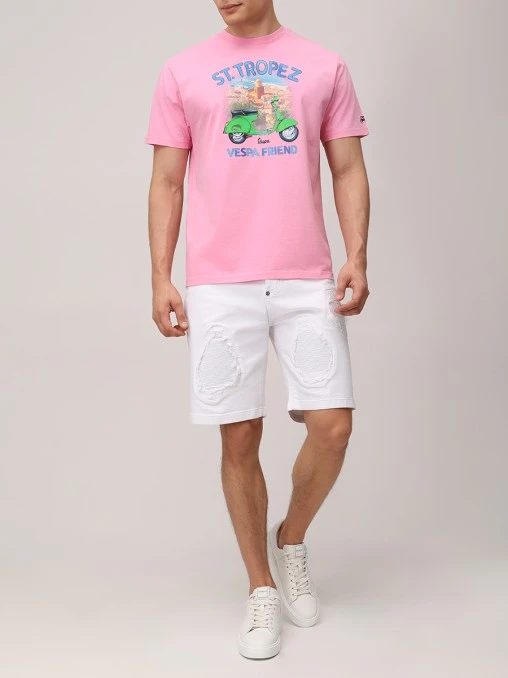 Футболка хлопковая MC2 SAINT BARTH