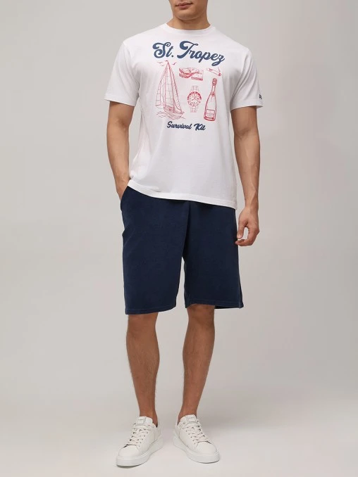 Футболка хлопковая MC2 SAINT BARTH