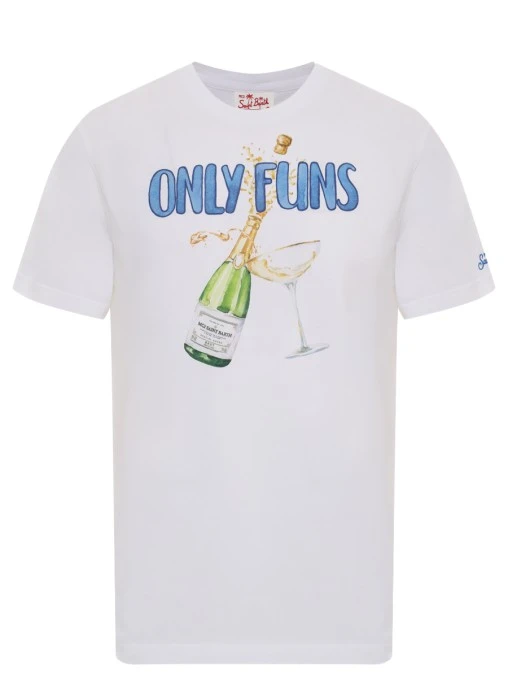 Футболка хлопковая MC2 SAINT BARTH