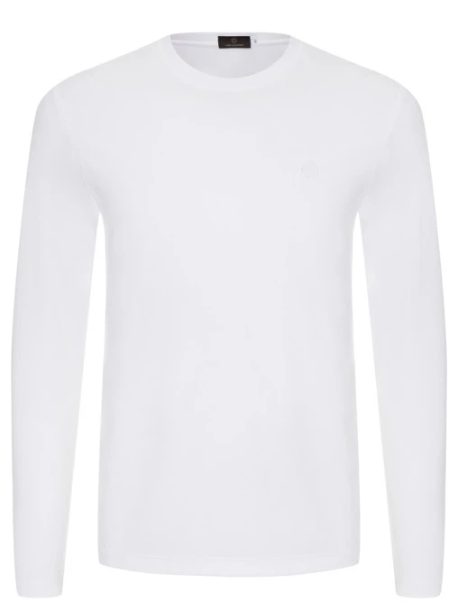 Лонгслив хлопковый UOMO COLLEZIONI