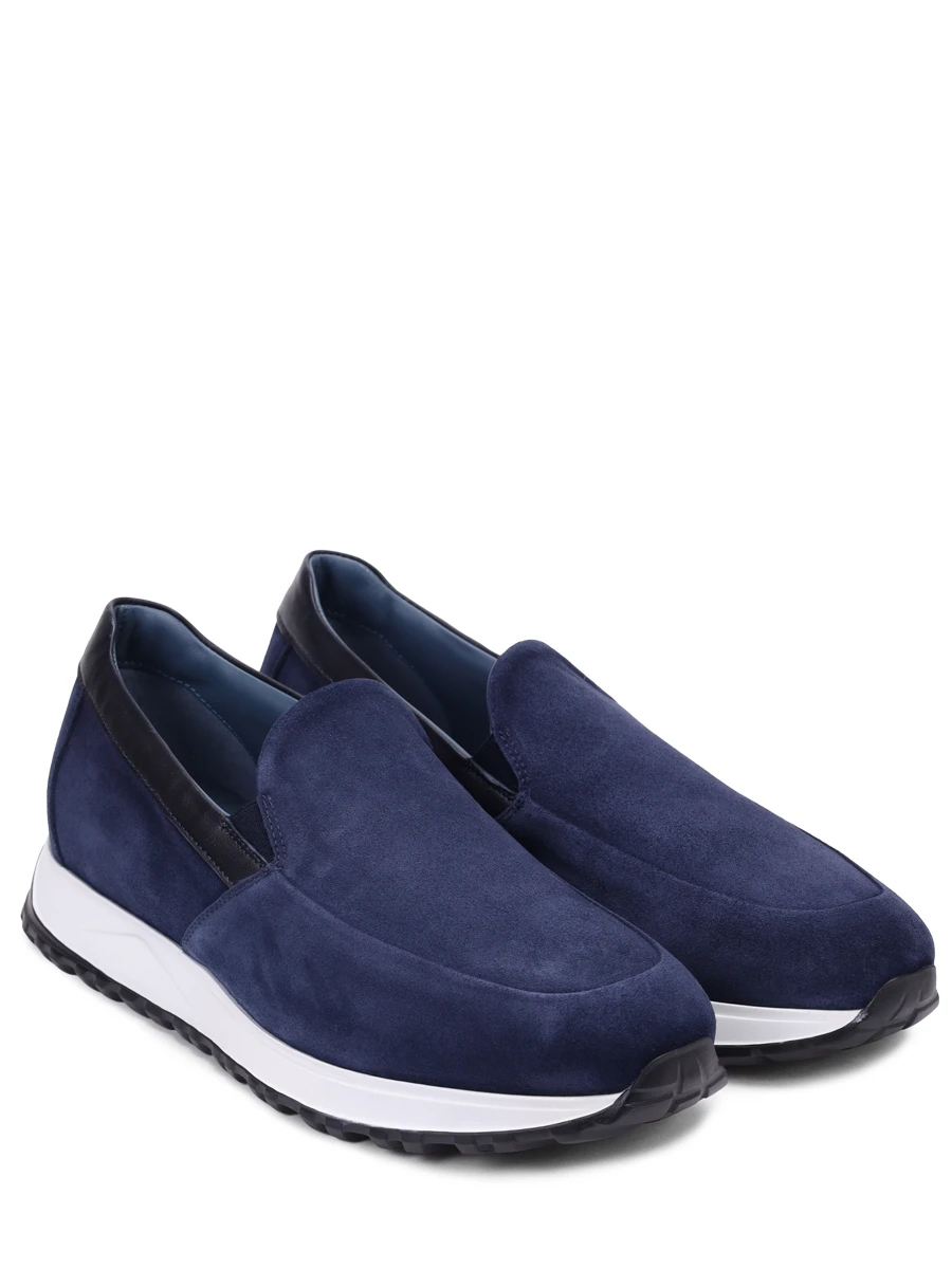 Слипоны замшевые