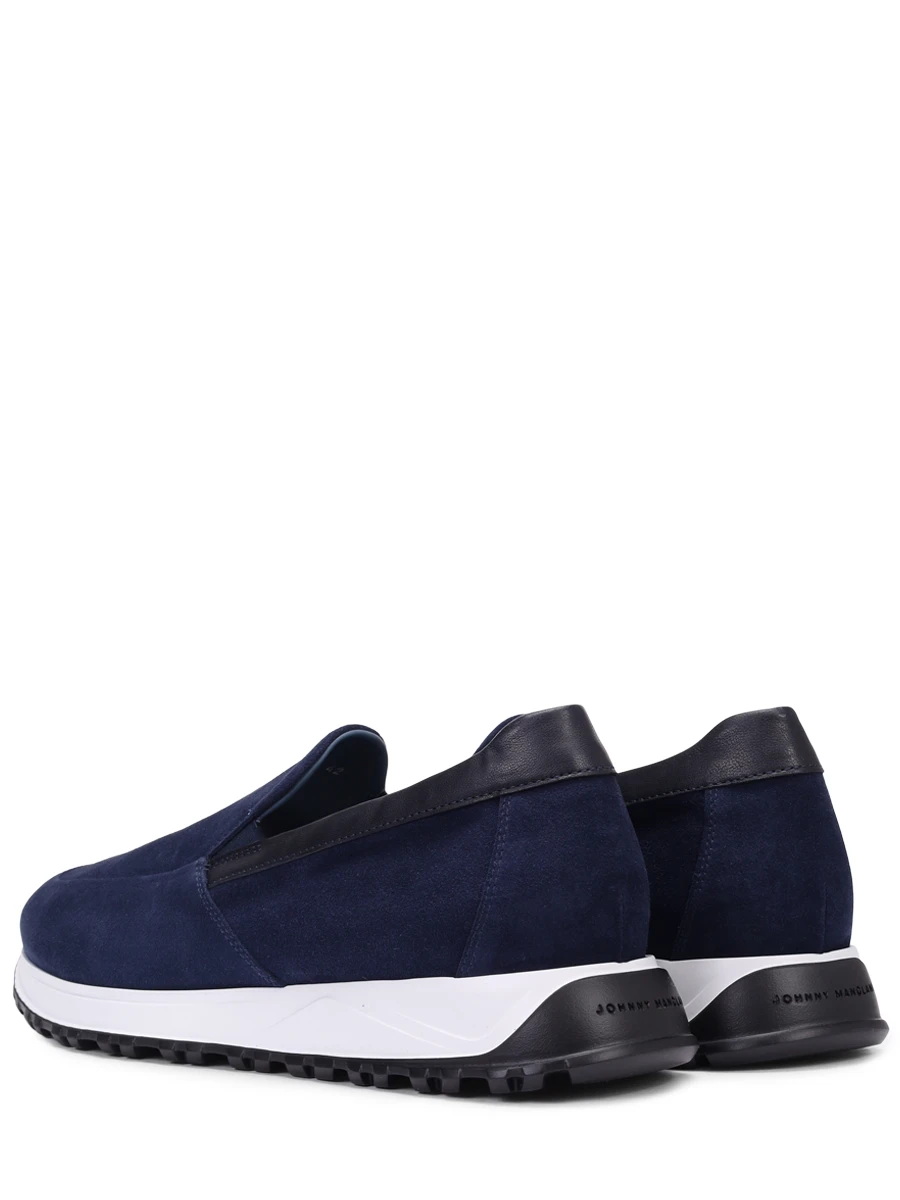 Слипоны замшевые