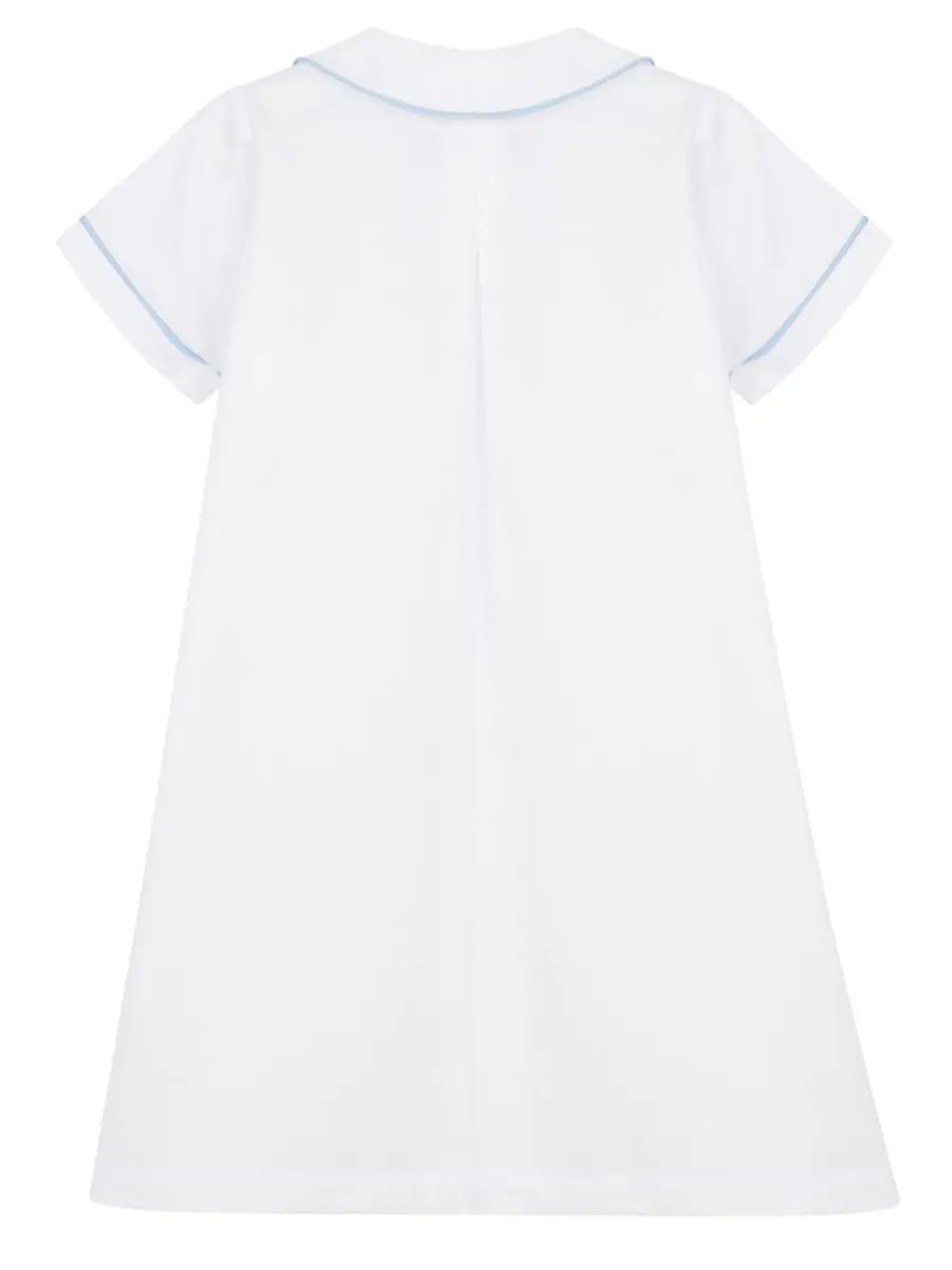 Крестильная рубашка сатиновая