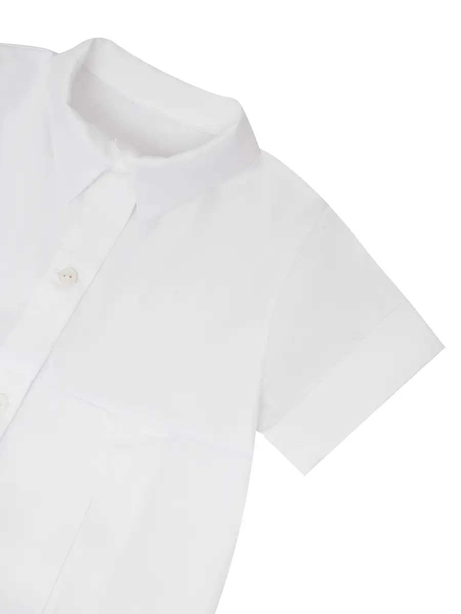 Крестильная рубашка сатиновая