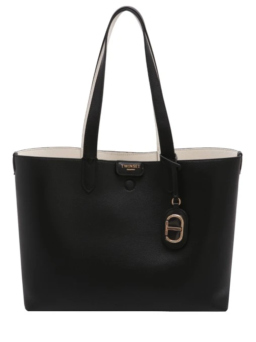 Двусторонняя сумка из экокожи TWINSET