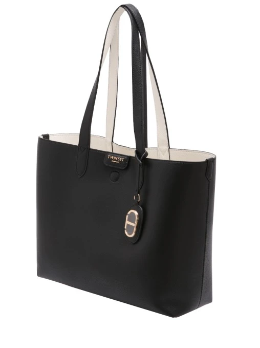 Двусторонняя сумка из экокожи TWINSET