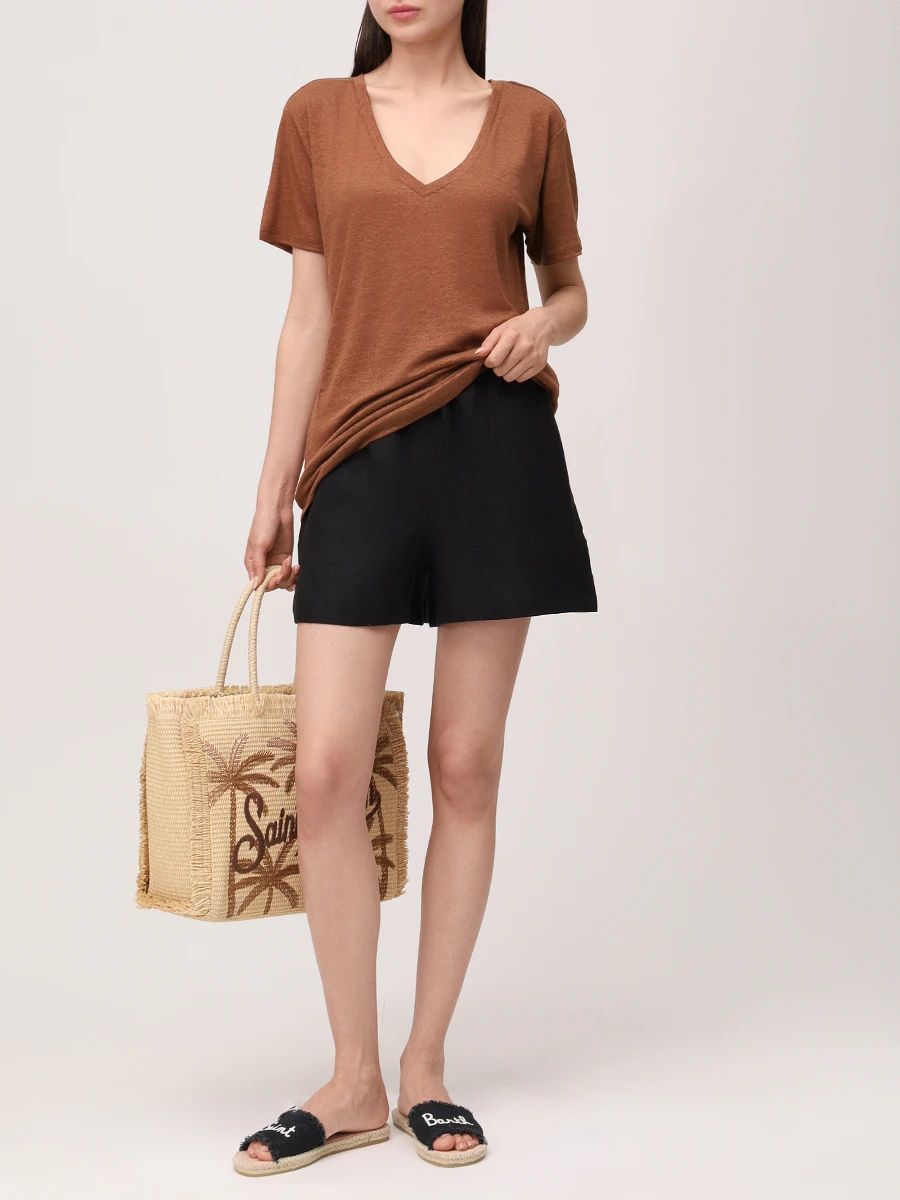 Футболка льняная