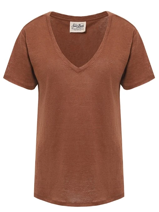 Футболка льняная MC2 SAINT BARTH