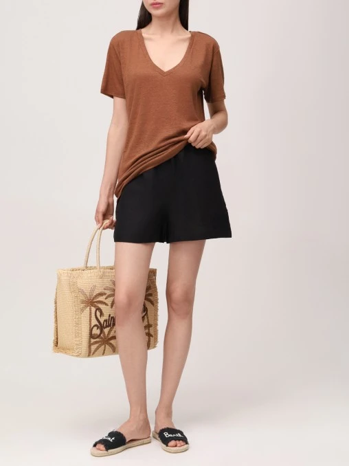 Футболка льняная MC2 SAINT BARTH