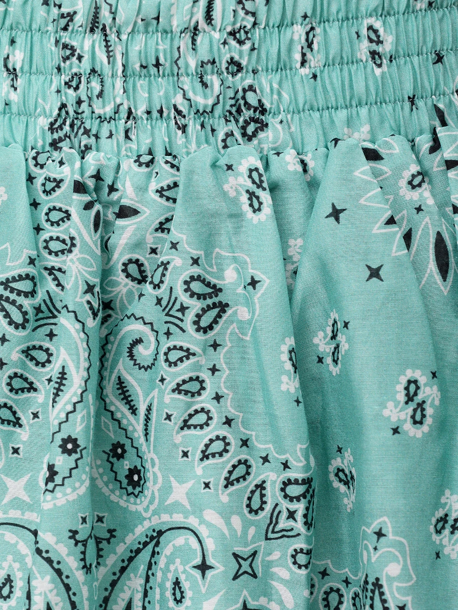 Юбка из хлопка и шелка