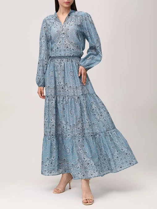 Блуза из хлопка и шелка MC2 SAINT BARTH