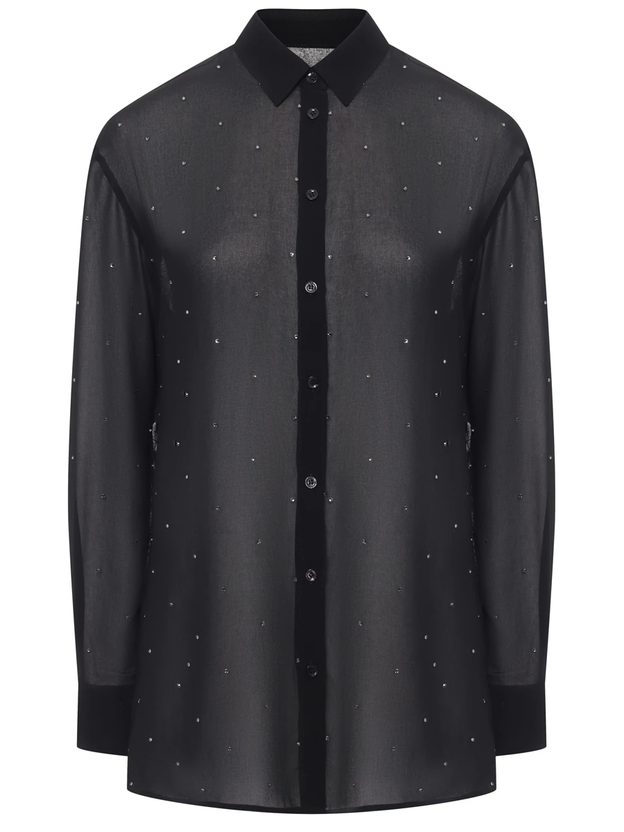 Рубашка со стразами