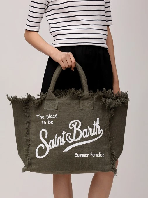 Сумка-тоут Vanity льняная MC2 SAINT BARTH
