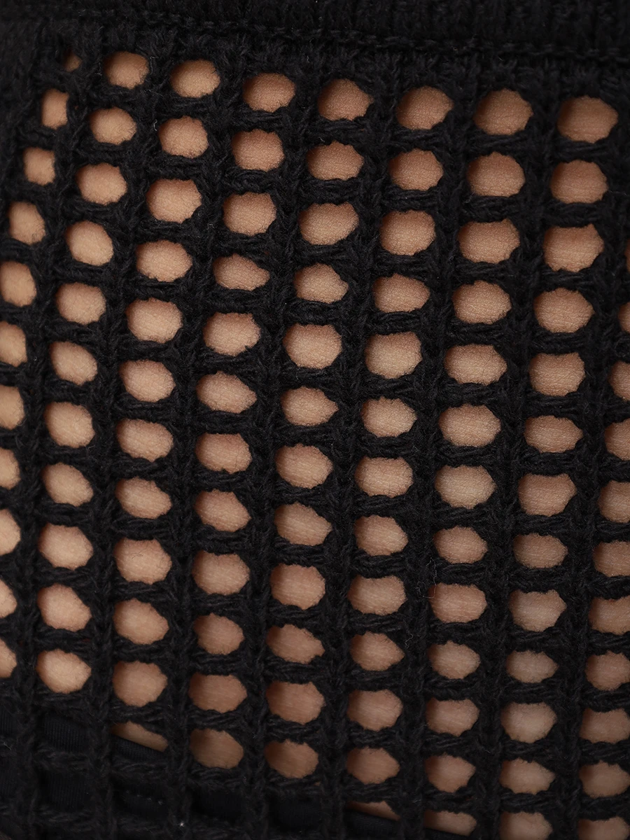 Юбка в сетку