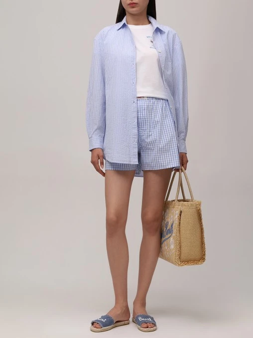 Рубашка хлопковая MC2 SAINT BARTH