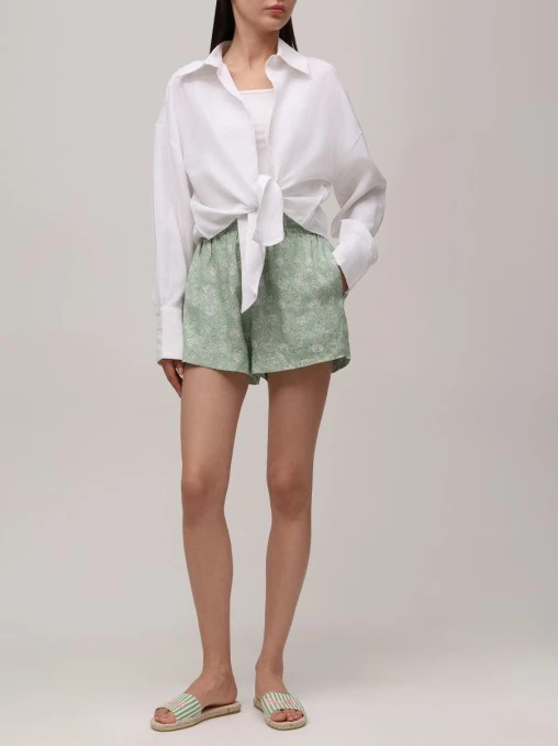 Шорты льняные MC2 SAINT BARTH