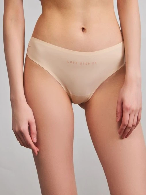 Трусы-стринг с логотипом LOVE STORIES