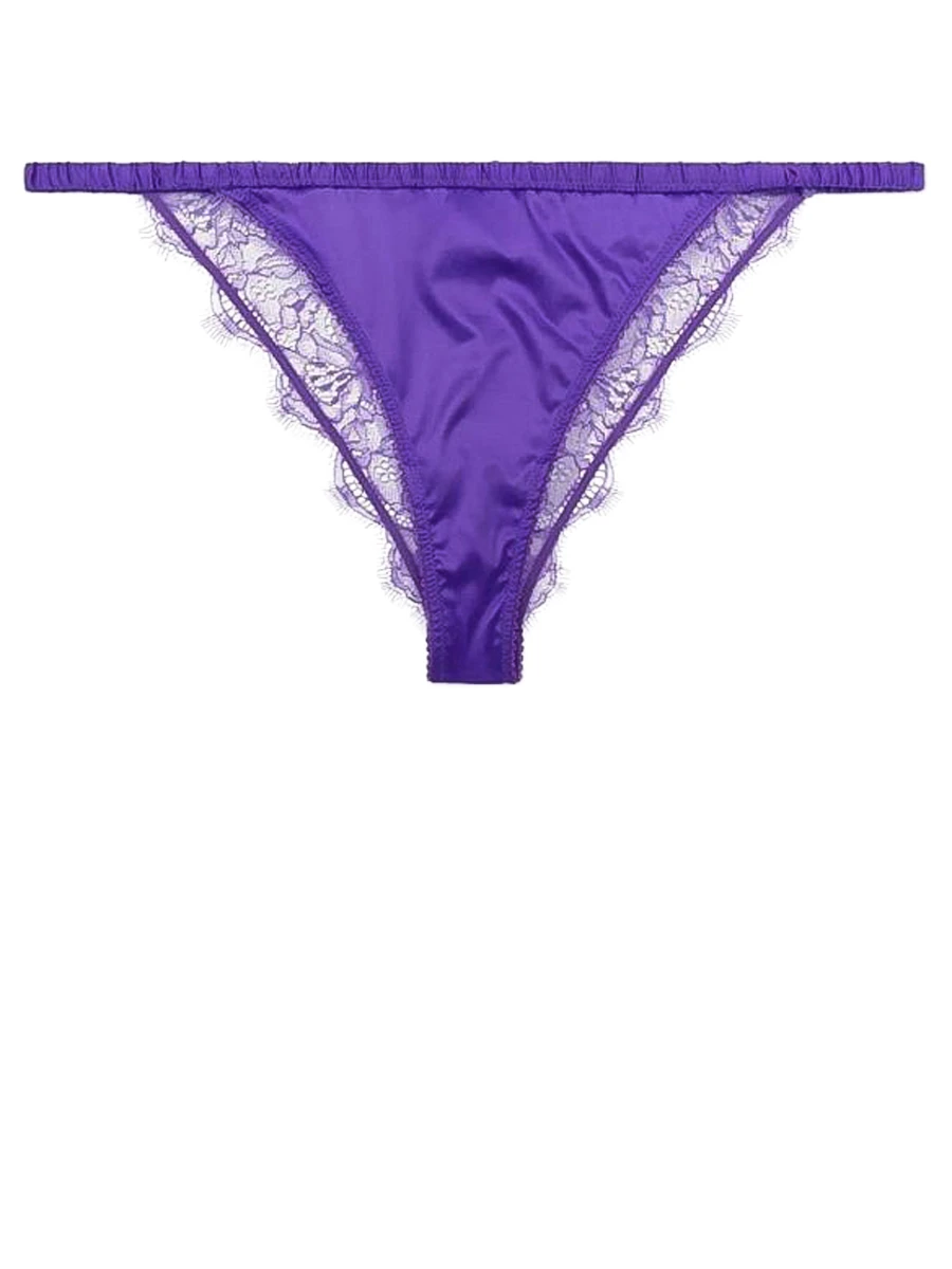 Трусы-танга с кружевом