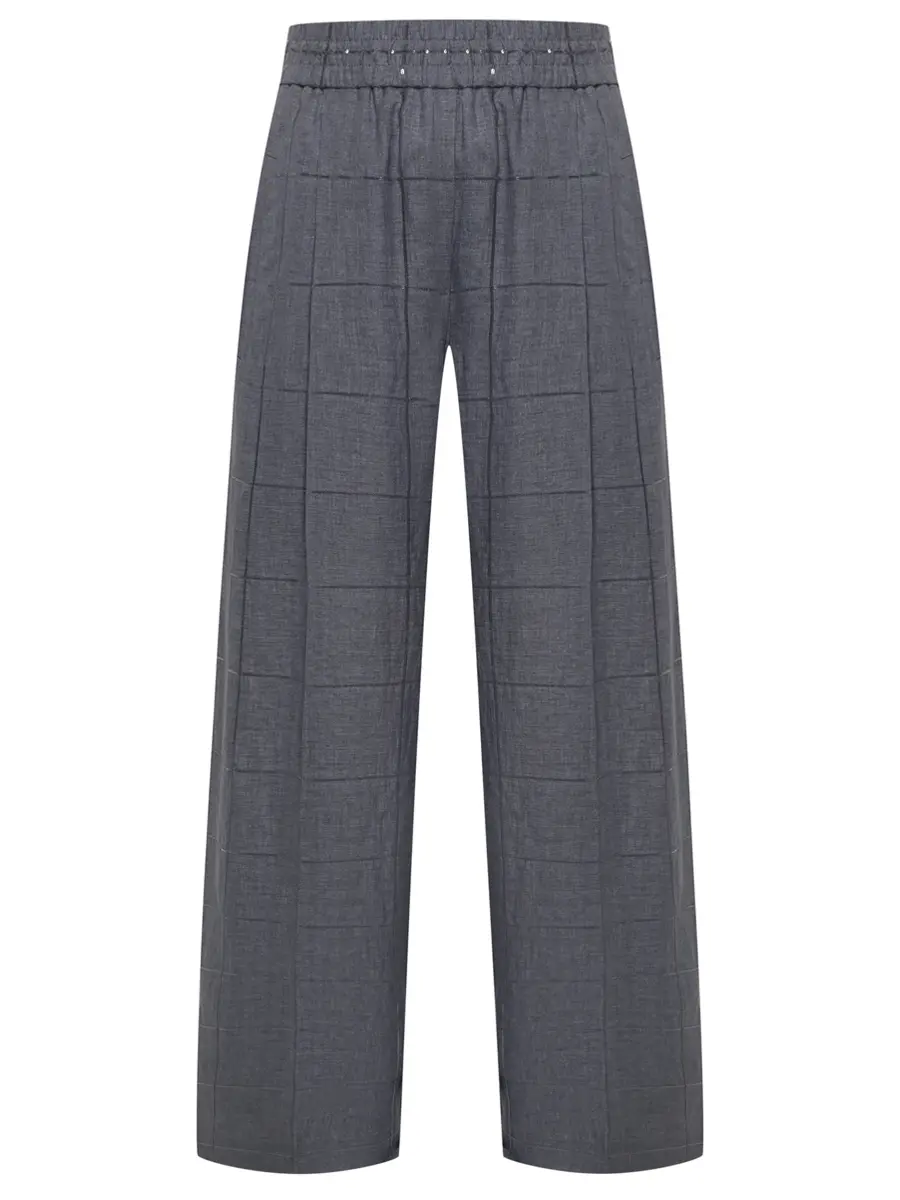 Брюки льняные