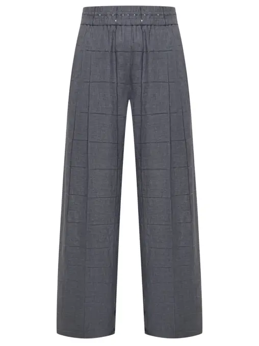 Брюки льняные BRUNELLO CUCINELLI