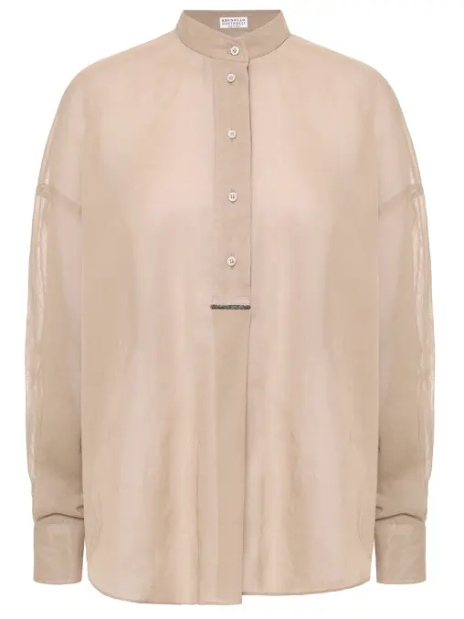 Блуза хлопковая BRUNELLO CUCINELLI